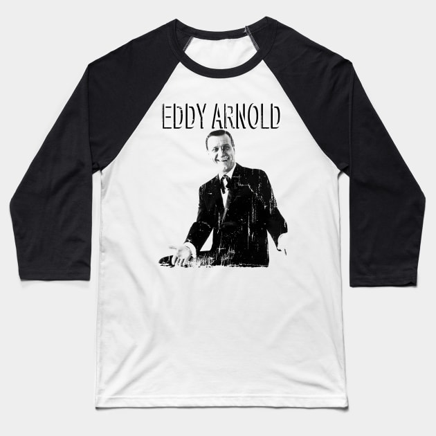 Artdrawing - eddy arnold Baseball T-Shirt by freshtext Apparel10